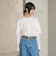 【WEB限定 Wardrobe DAILY MINIMAL】フリルレイヤーブラウス ウォッシャブル