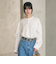 【WEB限定 Wardrobe DAILY MINIMAL】フリルレイヤーブラウス ウォッシャブル