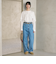 【WEB限定 Wardrobe DAILY MINIMAL】フリルレイヤーブラウス ウォッシャブル