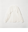 【WEB限定 Wardrobe DAILY MINIMAL】フリルレイヤーブラウス ウォッシャブル