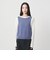 コットン麻ブレンド カシュクール 2WAYニットベスト  ウォッシャブル