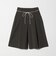 コットン タック ストリング ハーフパンツ