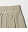 コットン タック ストリング ハーフパンツ