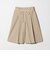 コットン タック ストリング ハーフパンツ