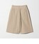 コットン タック ストリング ハーフパンツ