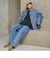 【WEB限定】カーブ デニムパンツ
