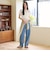 【WEB限定】カーブ デニムパンツ