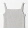 コットン パターンメッシュ キャミソール