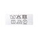 コットン パターンメッシュ キャミソール