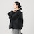 【WEB限定】コットンナイロン フードブルゾン ウォッシャブル