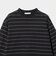 コットンポリエステル ボーダー ロングスリーブTシャツ