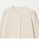 コットン パターンメッシュ カーディガン ウォッシャブル