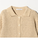コットン ハンドクロシェ ニットカーディガン