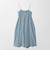 ギャザー ロングキャミソール ワンピース ウォッシャブル