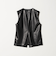 レザーライク ベスト