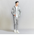 【WEB限定 WARDROBE SMART】ダブルニット ジップパーカー/セットアップ対応【抗菌・防臭】