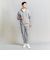 【WEB限定 WARDROBE SMART】ダブルニット ジップパーカー/セットアップ対応【抗菌・防臭】