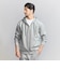 【WEB限定 WARDROBE SMART】ダブルニット ジップパーカー/セットアップ対応【抗菌・防臭】