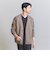 【WEB限定 WARDROBE SMART】ダブルニット カーディガン/セットアップ対応【抗菌・防臭】