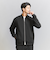 【WEB限定 WARDROBE SMART】ダブルニット ジップブルゾン/セットアップ対応【抗菌・防臭】