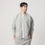 【WEB限定 WARDROBE SMART】ダブルニット ジップブルゾン/セットアップ対応【抗菌・防臭】