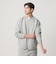 【WEB限定 WARDROBE SMART】ダブルニット ジップブルゾン/セットアップ対応【抗菌・防臭】