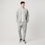 【WEB限定 WARDROBE SMART】ダブルニット ジップブルゾン/セットアップ対応【抗菌・防臭】