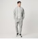 【WEB限定 WARDROBE SMART】ダブルニット ジップブルゾン/セットアップ対応【抗菌・防臭】