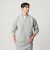 【WEB限定 WARDROBE SMART】ダブルニット ジップブルゾン/セットアップ対応【抗菌・防臭】