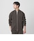 【WEB限定 WARDROBE SMART】ダブルニット ジップブルゾン/セットアップ対応【抗菌・防臭】