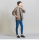 【WEB限定 WARDROBE SMART】ダブルニット ジップブルゾン/セットアップ対応【抗菌・防臭】