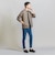 【WEB限定 WARDROBE SMART】ダブルニット ジップブルゾン/セットアップ対応【抗菌・防臭】
