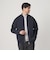 【WEB限定 WARDROBE SMART】ダブルニット ジップブルゾン/セットアップ対応【抗菌・防臭】