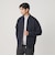 【WEB限定 WARDROBE SMART】ダブルニット ジップブルゾン/セットアップ対応【抗菌・防臭】