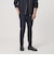 【WEB限定 WARDROBE SMART】ダブルニット ノープリーツ スラックス パンツ/セットアップ対応	【抗菌・防臭】