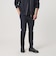 【WEB限定 WARDROBE SMART】ダブルニット ノープリーツ スラックス パンツ/セットアップ対応	【抗菌・防臭】