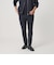 【WEB限定 WARDROBE SMART】ダブルニット ノープリーツ スラックス パンツ/セットアップ対応	【抗菌・防臭】