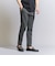 【WEB限定 WARDROBE SMART】ダブルニット ノープリーツ スラックス パンツ/セットアップ対応	【抗菌・防臭】