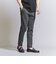 【WEB限定 WARDROBE SMART】ダブルニット ノープリーツ スラックス パンツ/セットアップ対応	【抗菌・防臭】