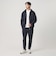 【WEB限定 WARDROBE SMART】ダブルニット イージーパンツ/セットアップ対応【抗菌・防臭】