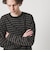 ウォッシュド ボーダー ロングスリーブ Tシャツ