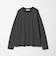 ウォッシュド ボーダー ロングスリーブ Tシャツ