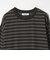 ウォッシュド ボーダー ロングスリーブ Tシャツ