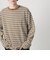 ウォッシュド ボーダー ロングスリーブ Tシャツ