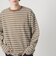 ウォッシュド ボーダー ロングスリーブ Tシャツ