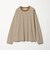 ウォッシュド ボーダー ロングスリーブ Tシャツ