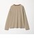 ウォッシュド ボーダー ロングスリーブ Tシャツ