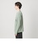 ウォッシュド ボーダー ロングスリーブ Tシャツ
