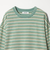 ウォッシュド ボーダー ロングスリーブ Tシャツ