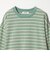 ウォッシュド ボーダー ロングスリーブ Tシャツ